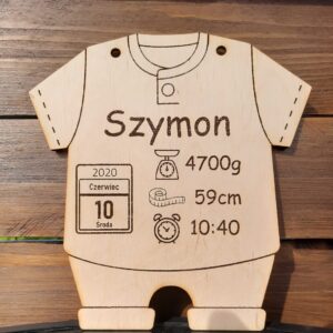 Metryczka urodzenia chłopca