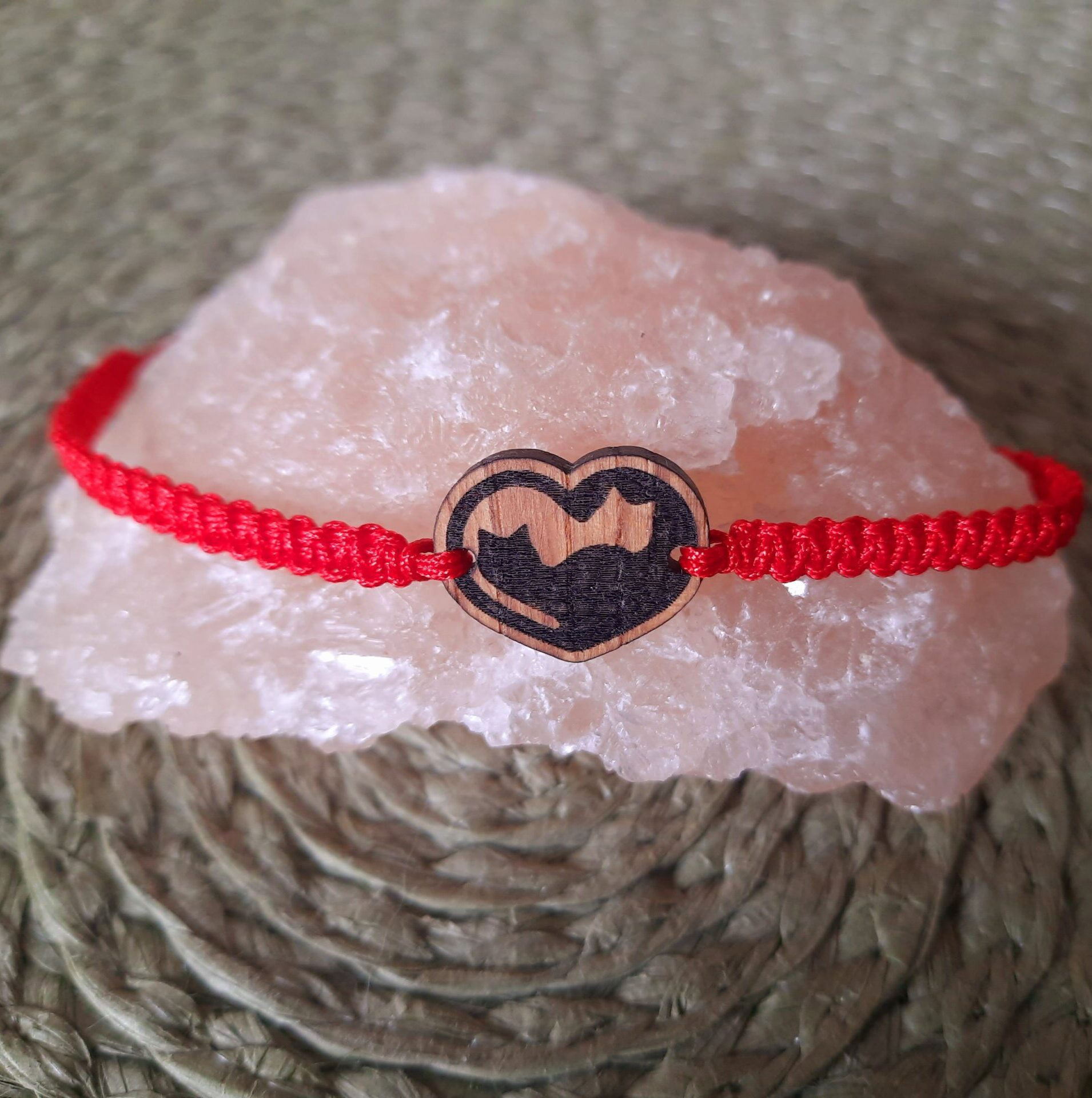 bransoletka kocie serce