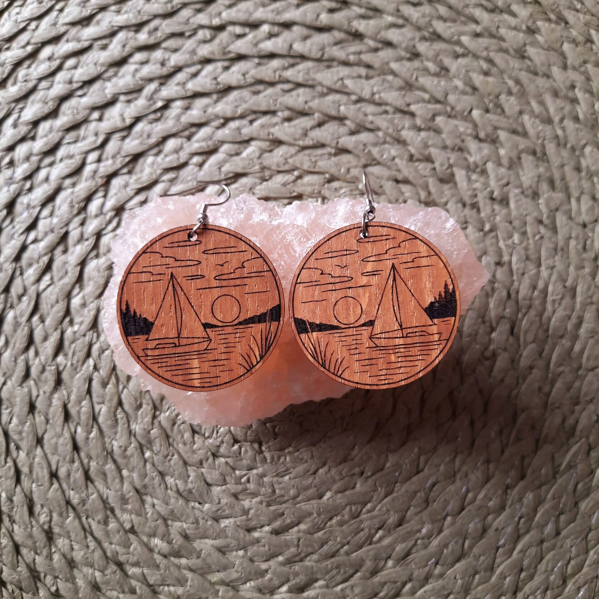 Kolczyki wiszące Jezioro